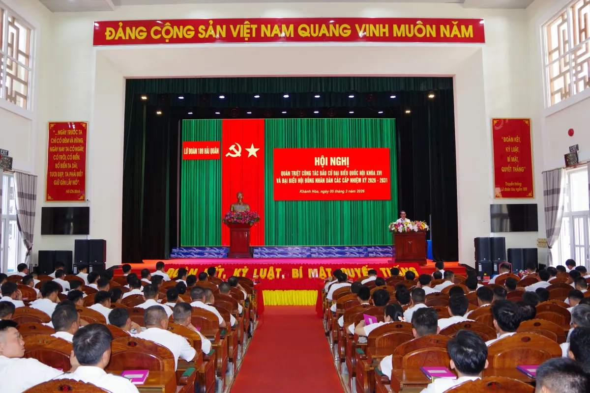 Lữ đo&agrave;n T&agrave;u ngầm 189: Vững v&agrave;ng bản lĩnh nơi biển s&acirc;u, hướng về ng&agrave;y hội lớn - Ảnh 2.