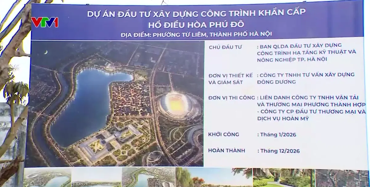 X&acirc;y mới 7 hồ điều h&ograve;a, giảm ngập cho H&agrave; Nội - Ảnh 1.