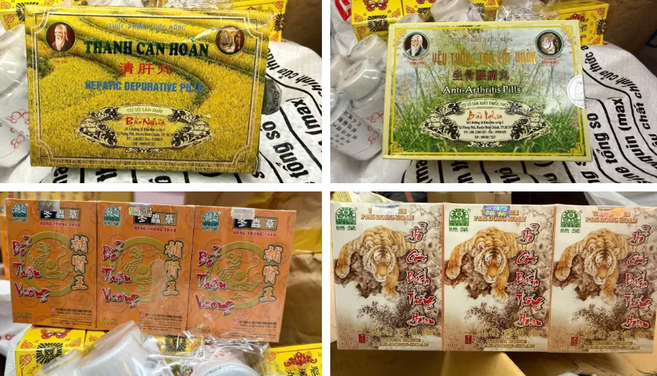 Chi&ecirc;u tr&ograve; sản xuất thuốc giả: Trộn t&acirc;n dược, gắn m&aacute;c &ldquo;đ&ocirc;ng y gia truyền&rdquo; để b&aacute;n tr&ecirc;n mạng- Ảnh 5.