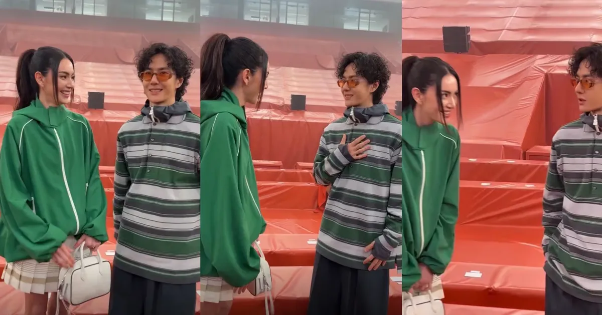 &lsquo;N&agrave;ng thơ của Sơn T&ugrave;ng MTP&rsquo; h&agrave;o hứng khi gặp Vương Nhất B&aacute;c - Ảnh 1.