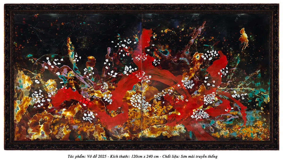 Cung điện thế kỷ XV ở Venice th&agrave;nh kh&ocirc;ng gian triển l&atilde;m cho c&aacute;c t&aacute;c phẩm mỹ thuật Việt Nam. - Ảnh 4.