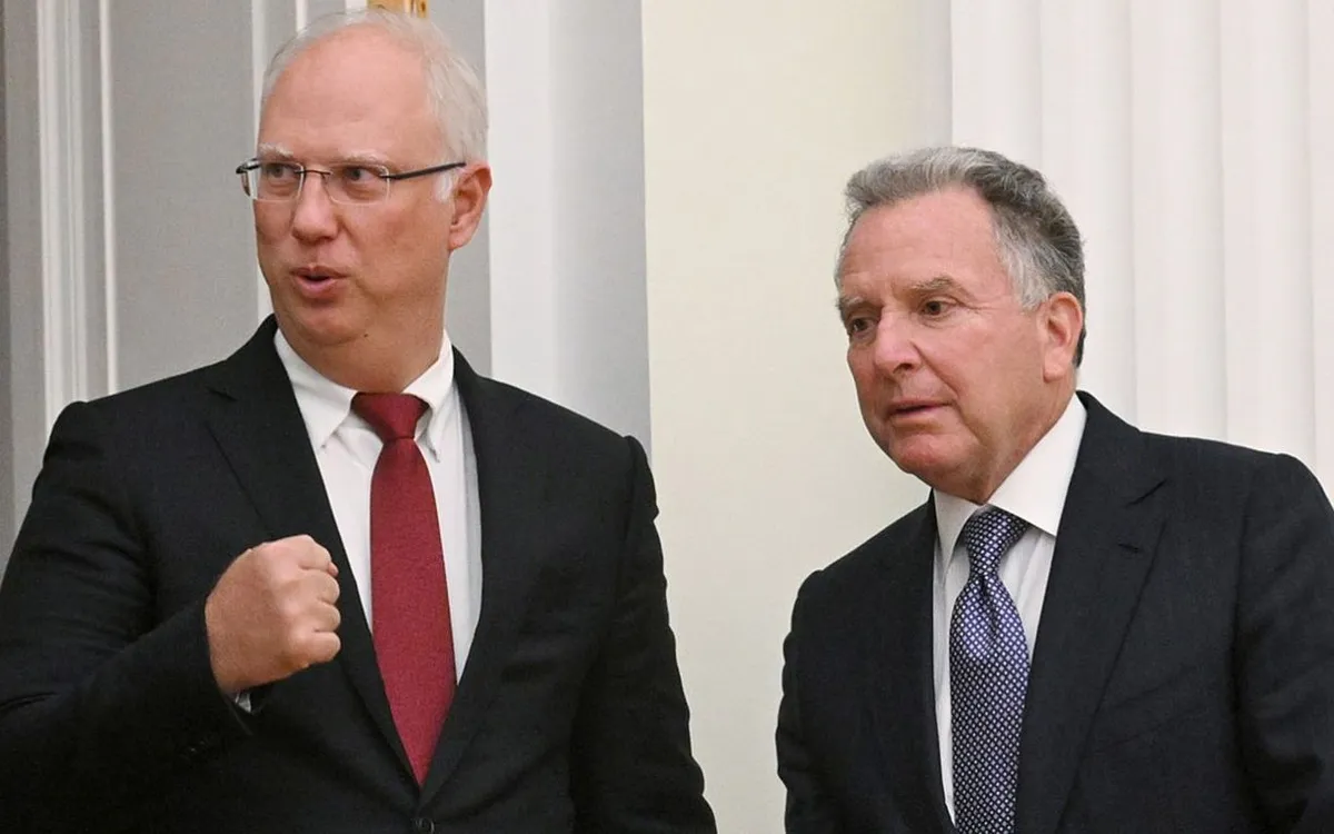 Đặc phái viên Nga Kirill Dmitriev và đặc phái viên Mỹ Steve Witkoff (Ảnh: Kremlin.ru)