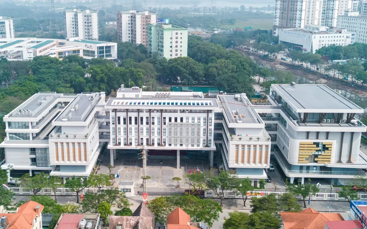 THPT Đỗ Mười - trường công lập mới hoạt động từ năm 2025 ở Hà Nội. 