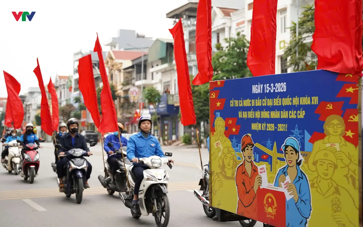 Đoàn viên thanh niên phường Việt Trì tăng cường tuyên truyền về ngày bầu cử 