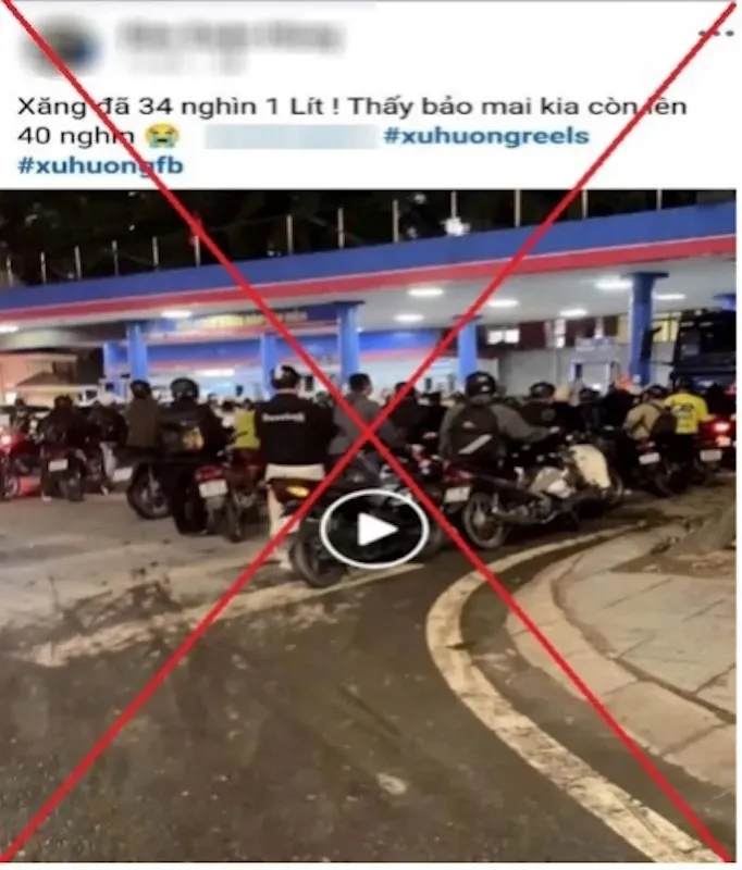 Bị phạt 7,5 triệu đồng v&igrave; tung tin sai sự thật về gi&aacute; xăng tr&ecirc;n mạng x&atilde; hội- Ảnh 1.