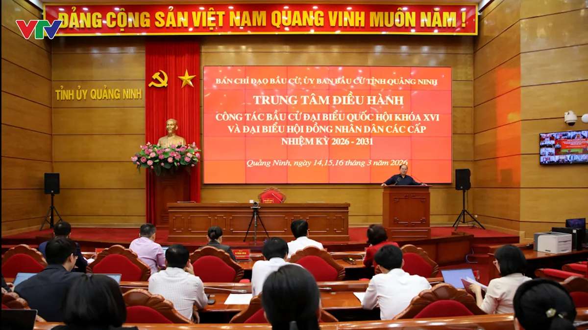 Quảng Ninh đưa Trung t&acirc;m điều h&agrave;nh bầu cử v&agrave;o vận h&agrave;nh - Ảnh 2.