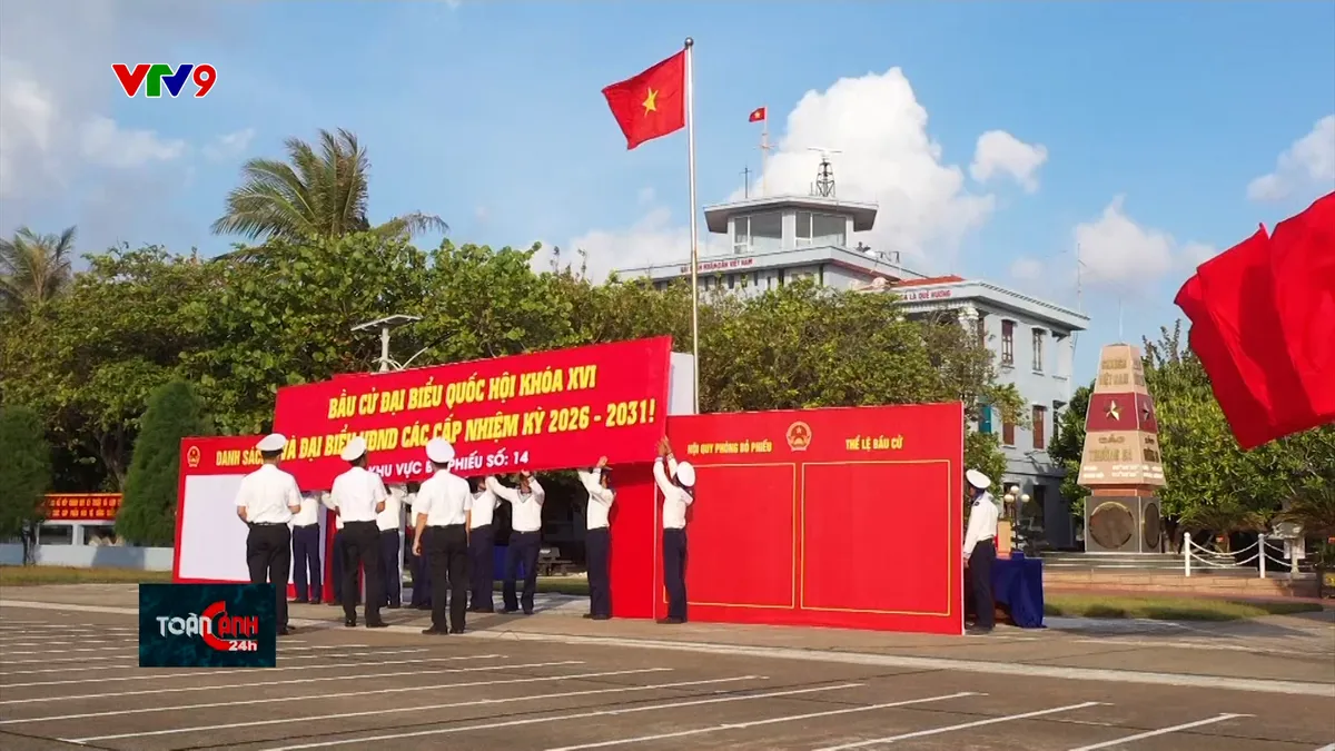 Sẵn sàng cho ngày bầu cử tại đảo Trường Sa