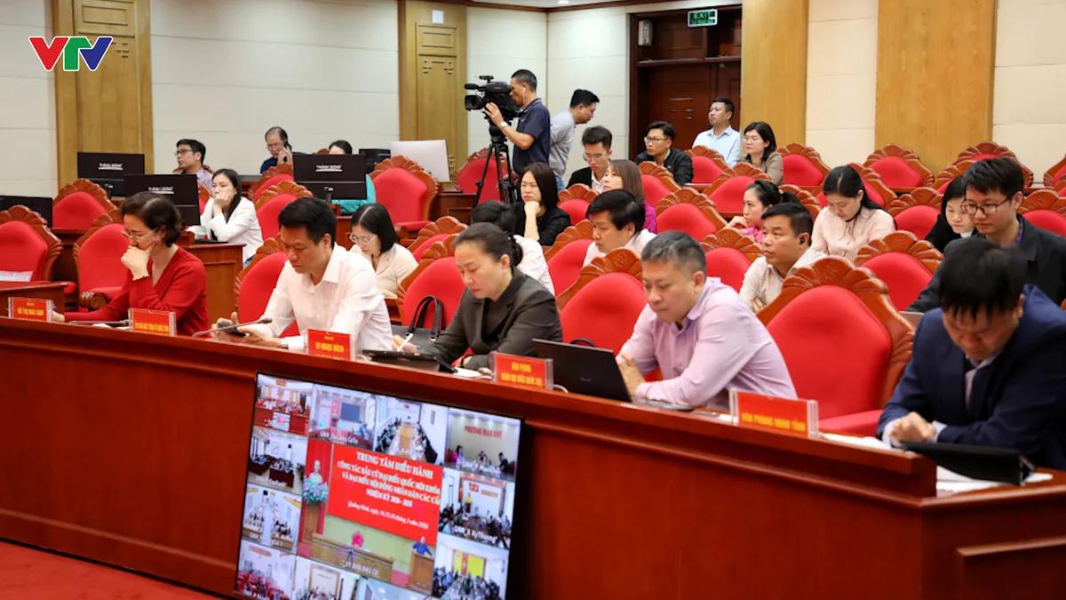 Quảng Ninh đưa Trung t&acirc;m điều h&agrave;nh bầu cử v&agrave;o vận h&agrave;nh - Ảnh 3.