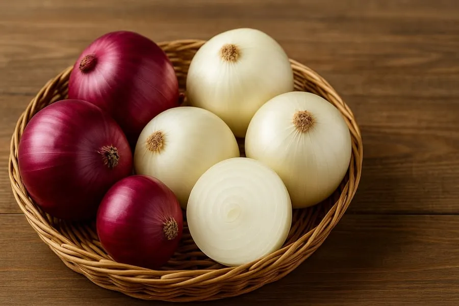 Hành tây tím và hành tây trắng: Khác biệt dinh dưỡng và lợi ích sức khỏe- Ảnh 1. Hành tây tím và hành tây trắng: Khác biệt dinh dưỡng và lợi ích sức khỏe- Ảnh 1.