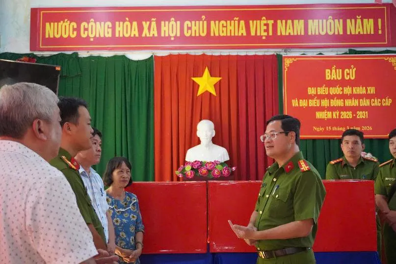 C&ocirc;ng an tỉnh Đồng Nai chủ động đảm bảo an ninh, an to&agrave;n cho cuộc bầu cử - Ảnh 5.