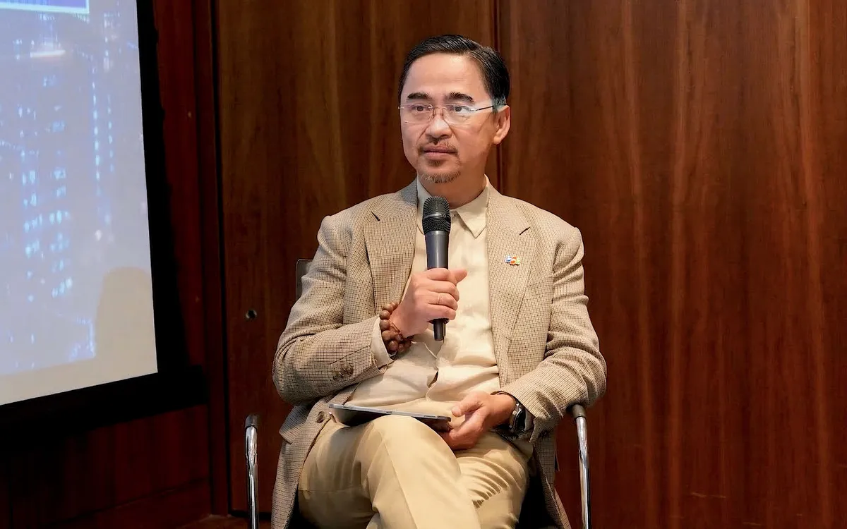 Ông Phan Thanh Sơn - Giám đốc Chiến lược đường sắt tại FPT chia sẻ. Ảnh: FPT