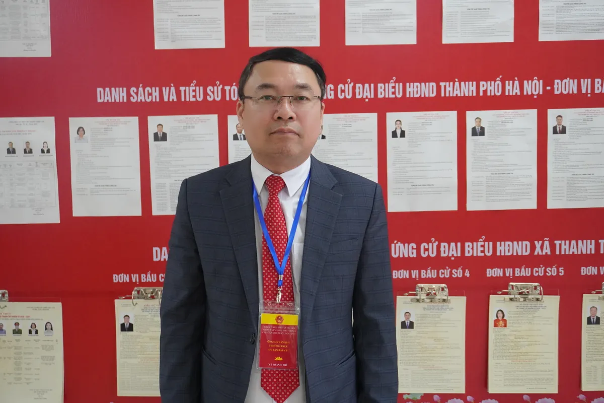 Cử tri x&atilde; Thanh Tr&igrave; t&iacute;ch cực tham gia ng&agrave;y hội to&agrave;n d&acirc;n  - Ảnh 6.