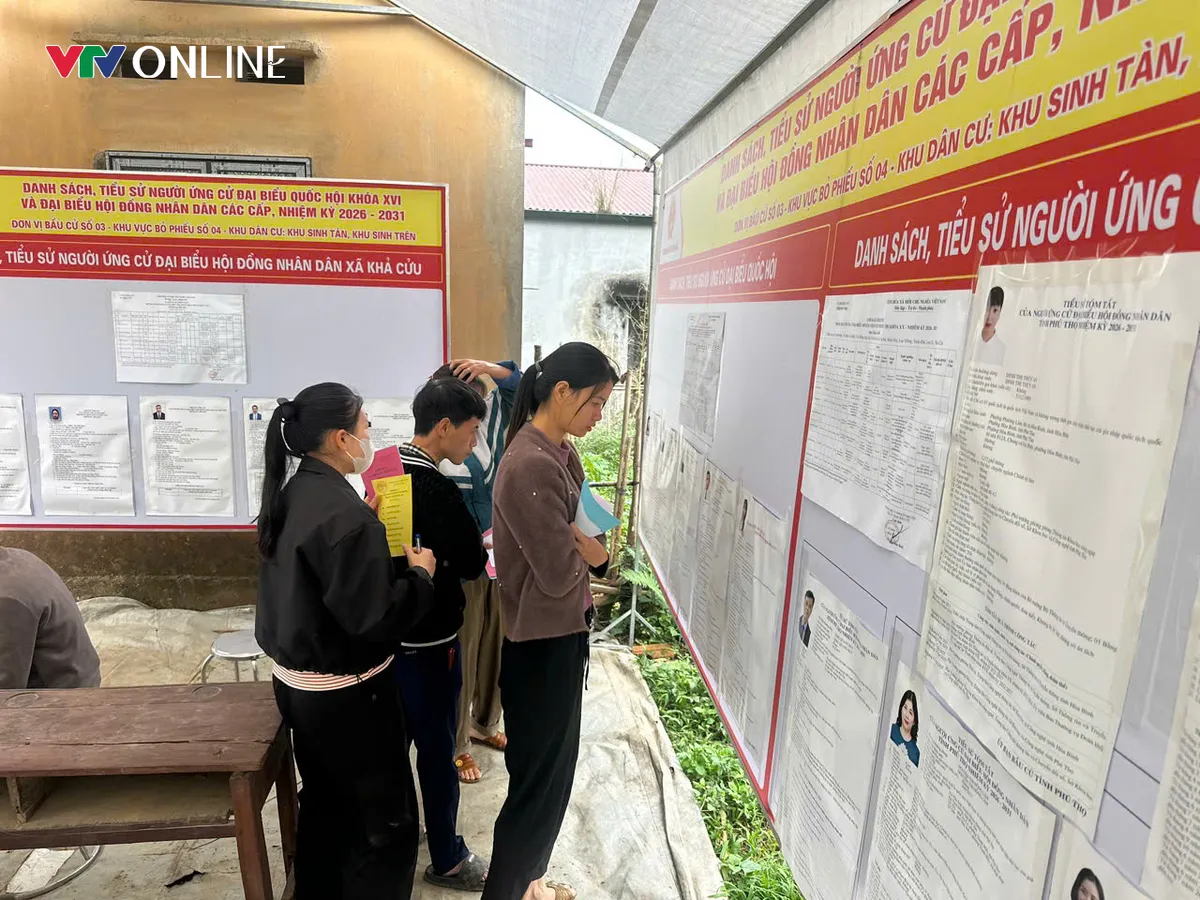 Cử tri vùng cao Phú Thọ phấn khởi tham gia ngày hội bầu cử - Ảnh 5.