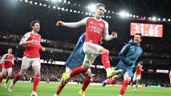Max Dowman lập kỷ lục cầu thủ trẻ nhất ghi b&agrave;n Ngoại hạng Anh, Arsenal thắng Everton- Ảnh 1.