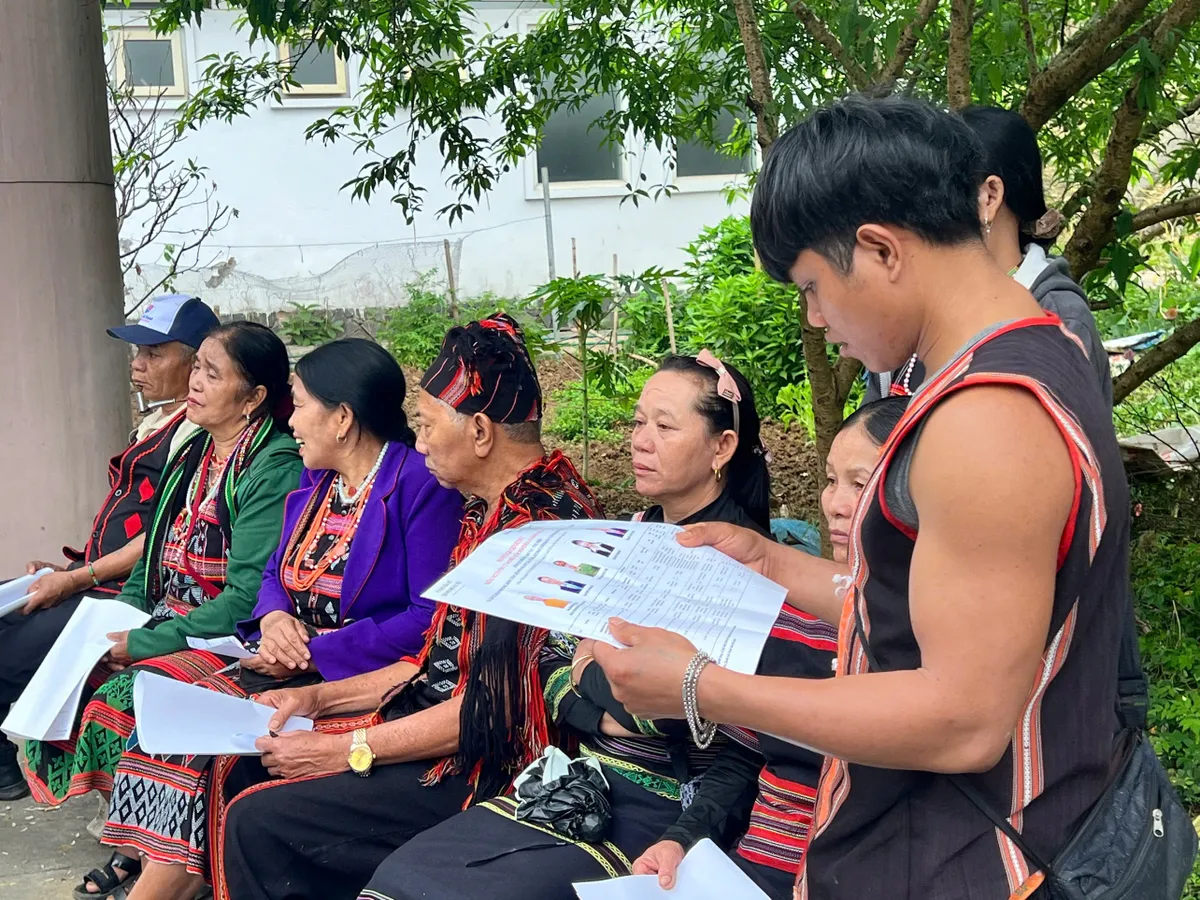 Ngày bầu cử tại Làng Văn hóa: Biểu tượng của khối đại đoàn kết toàn dân tộc - Ảnh 3.