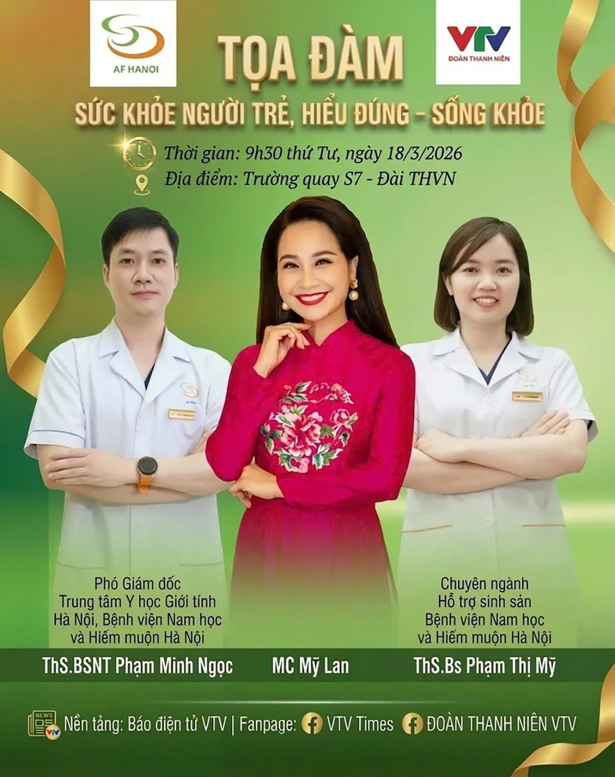 Đ&oacute;n xem Tọa đ&agrave;m trực tuyến: "Sức khỏe người trẻ &ndash; Hiểu đ&uacute;ng, sống khỏe" - Ảnh 1.