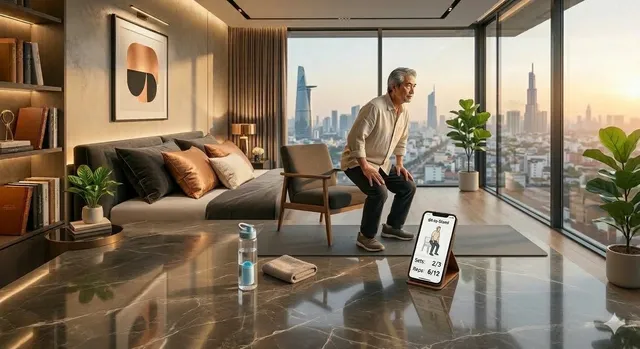 Hai b&agrave;i kiểm tra đơn giản gi&uacute;p người lớn tuổi đ&aacute;nh gi&aacute; t&igrave;nh trạng sức khỏe- Ảnh 1.