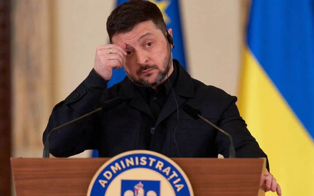 Tổng thống Ukraine Volodymyr Zelensky tại Romania, ngày 12/3/2026 (Ảnh: AP)