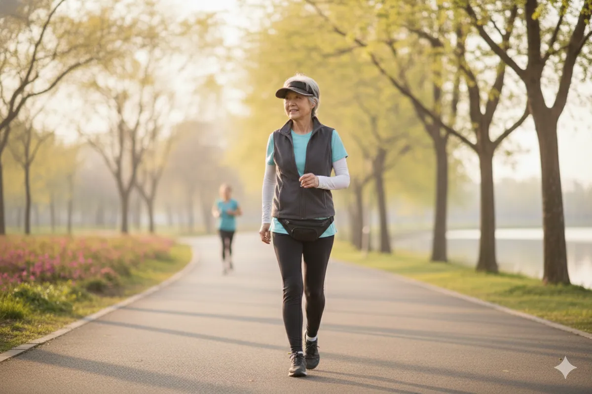 Sau tuổi 50, n&ecirc;n đi bộ nhanh hay chậm để tốt cho tim?- Ảnh 1.