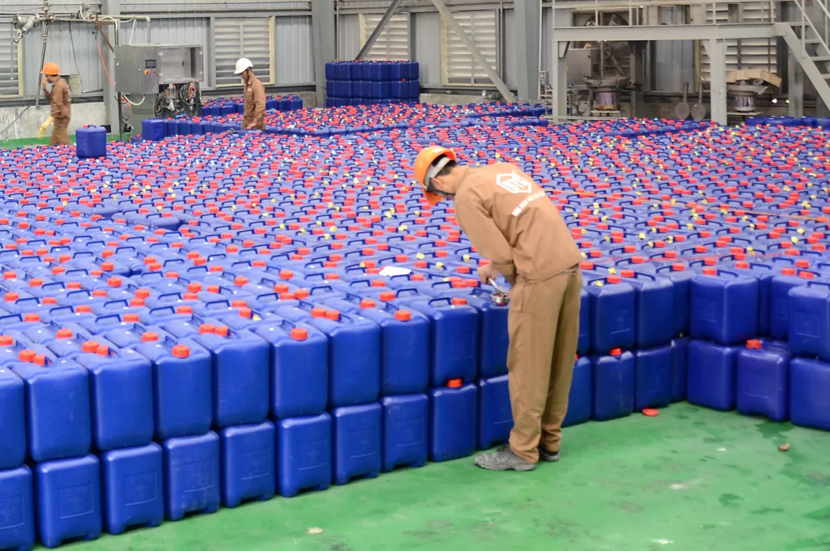 Cổ phiếu H&oacute;a chất Đức Giang giảm s&agrave;n sau th&ocirc;ng tin l&atilde;nh đạo bị bắt- Ảnh 1.