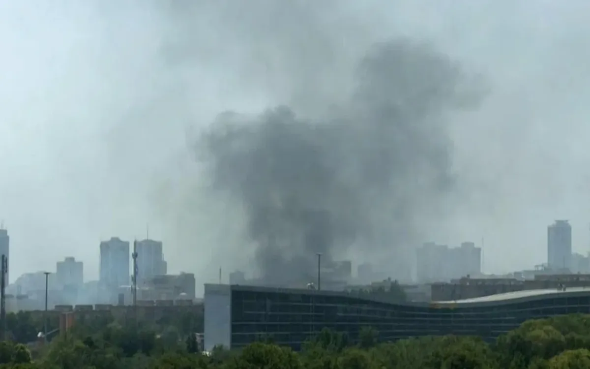 Israel tấn công Nhà tù Evin ở Tehran vào tháng 6/2025. (Ảnh: AFP)