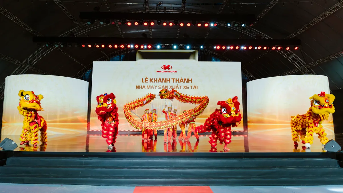 Kim Long Motor khánh thành nhà máy sản xuất xe tải tại Huế Sáng 17/3/2026