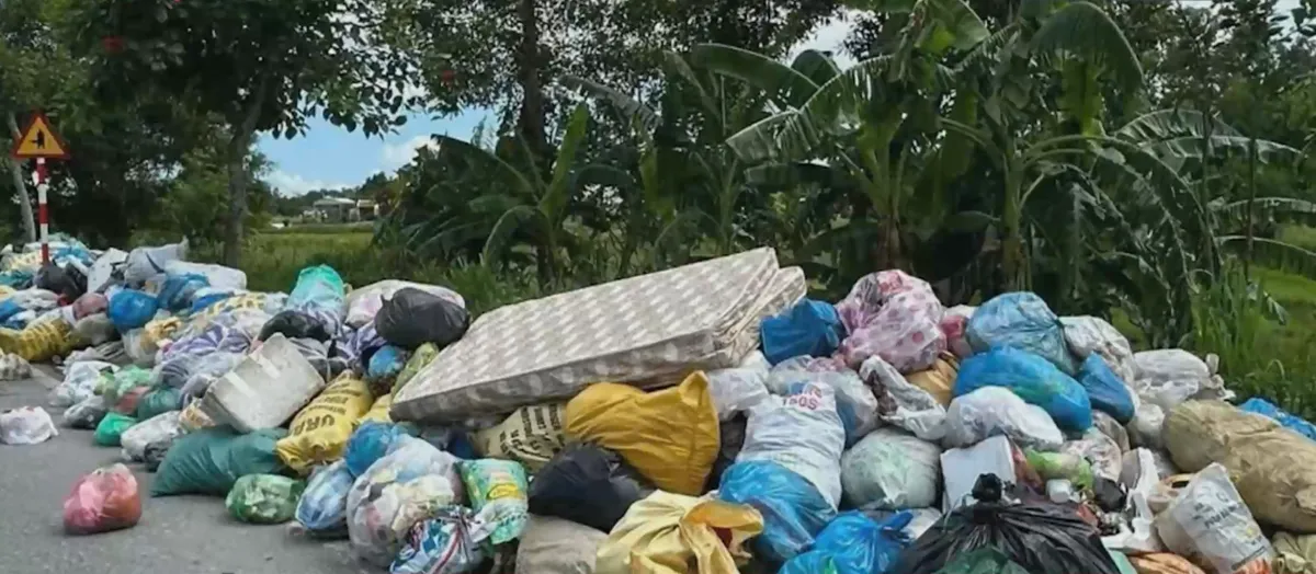 Hàng nghìn tấn rác thải tồn đọng, nhiều xã ở Đà Nẵng đồng loạt kêu cứu- Ảnh 1. Hàng nghìn tấn rác thải tồn đọng, nhiều xã ở Đà Nẵng đồng loạt kêu cứu- Ảnh 1.