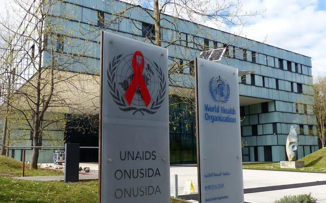 Tòa nhà của UNAIDS và Tổ chức Y tế thế giới (WHO) tại Geneva, Thụy Sĩ (Ảnh: AP)