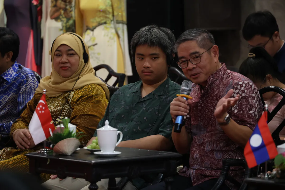 Hoa hậu Ho&agrave;n vũ Quốc tế 2025 ấn tượng với t&igrave;nh y&ecirc;u &aacute;o d&agrave;i của người Việt Nam- Ảnh 4.