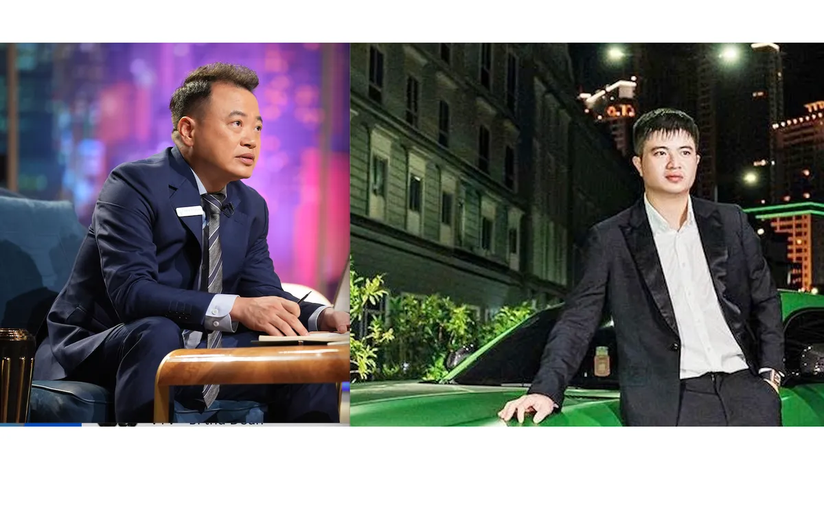 Bị can Nguyễn Hoà Bình (bên trái) và bị can Phó Đức Nam (bên phải)