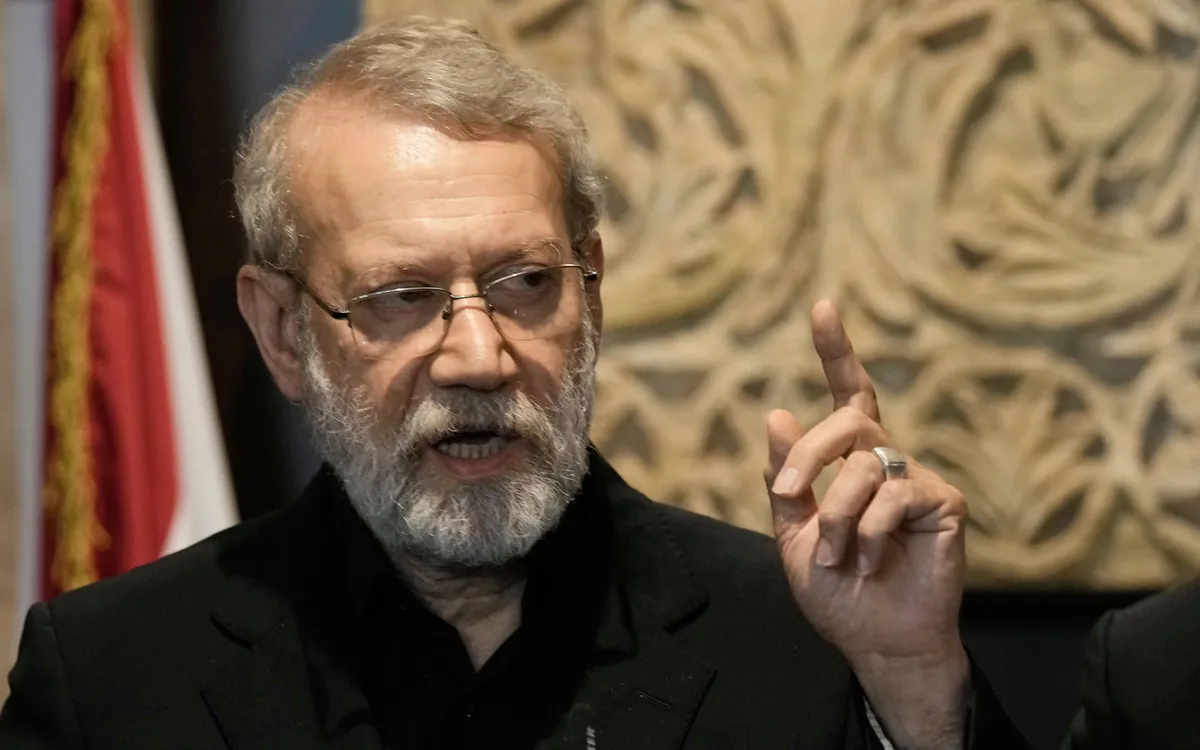 Thư ký Hội đồng An ninh Quốc gia Iran Ali Larijani (Ảnh: AP)