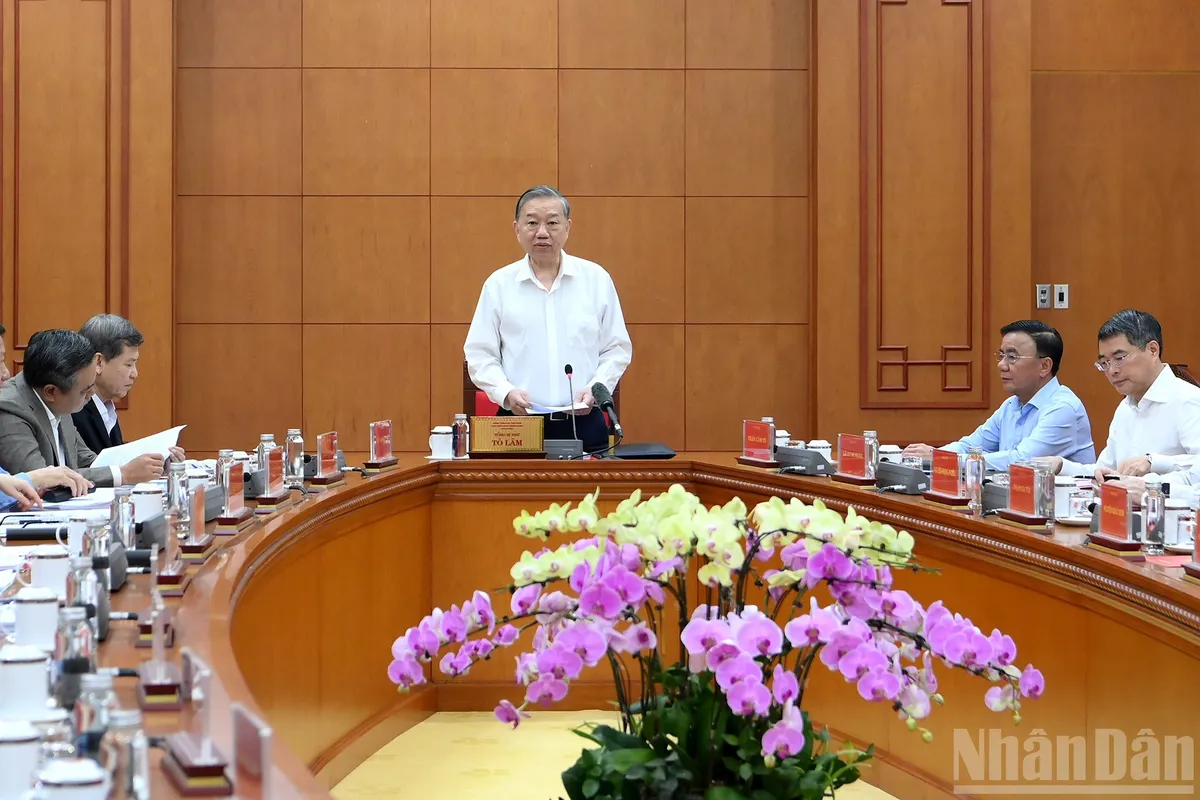 Tổng B&iacute; thư T&ocirc; L&acirc;m: Ngăn chặn, đẩy l&ugrave;i tham nhũng, ti&ecirc;u cực với tinh thần &ldquo;n&oacute;i &iacute;t l&agrave;m nhiều, l&agrave;m đến c&ugrave;ng&rdquo; - Ảnh 1.