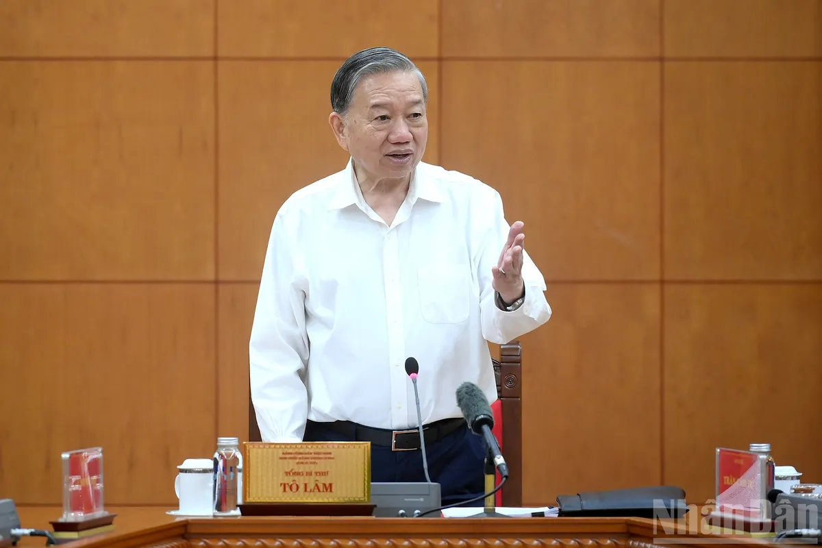 Tổng B&iacute; thư T&ocirc; L&acirc;m: Ngăn chặn, đẩy l&ugrave;i tham nhũng, ti&ecirc;u cực với tinh thần &ldquo;n&oacute;i &iacute;t l&agrave;m nhiều, l&agrave;m đến c&ugrave;ng&rdquo; - Ảnh 4.