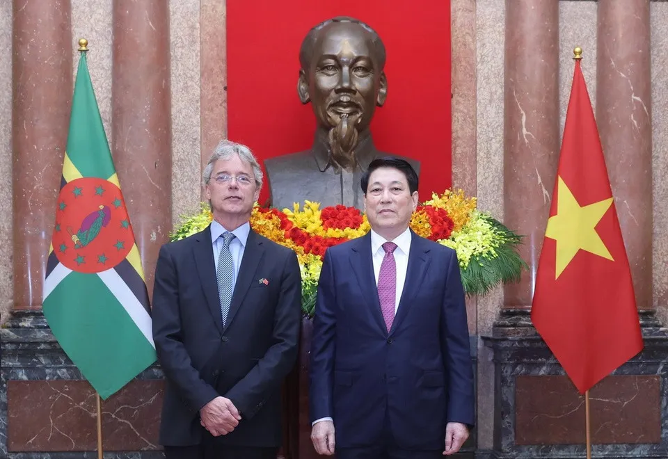 Chủ tịch nước Lương Cường tiếp đại sứ c&aacute;c nước tr&igrave;nh Quốc thư - Ảnh 5.