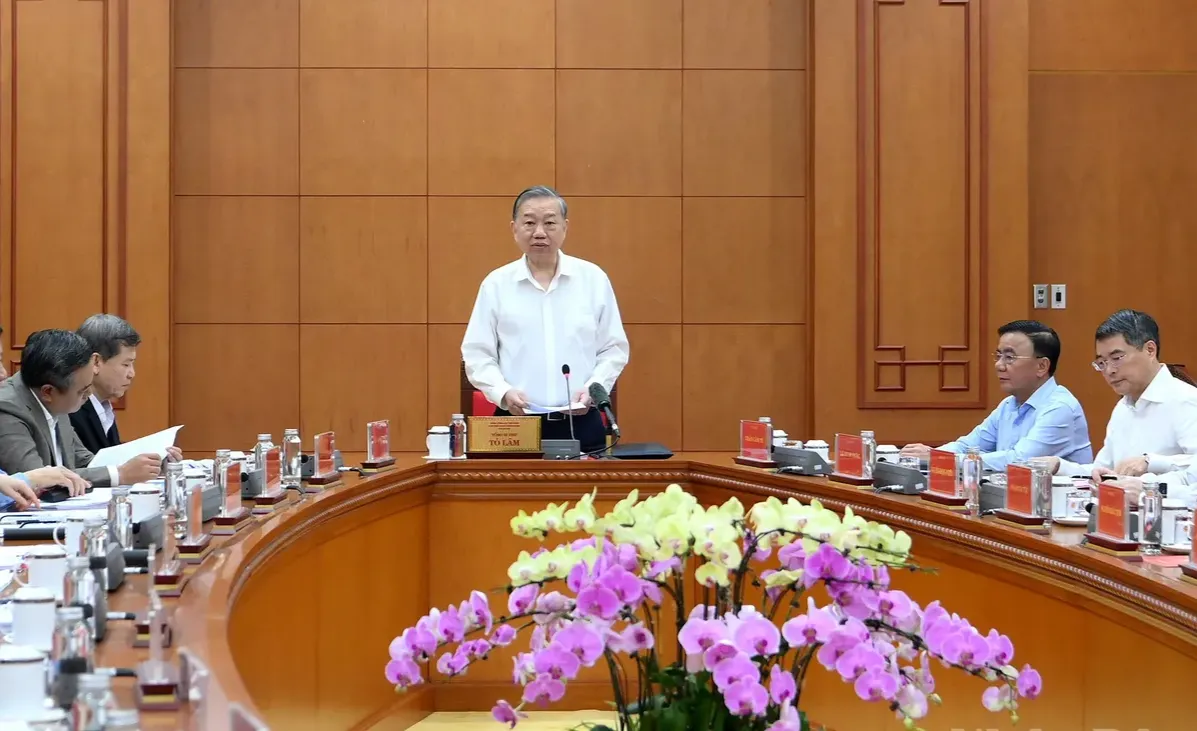 Tổng Bí thư Tô Lâm yêu cầu đẩy lùi tham nhũng với tinh thần “nói ít làm nhiều, làm đến cùng”- Ảnh 1. Tổng Bí thư Tô Lâm yêu cầu đẩy lùi tham nhũng với tinh thần “nói ít làm nhiều, làm đến cùng”- Ảnh 1.