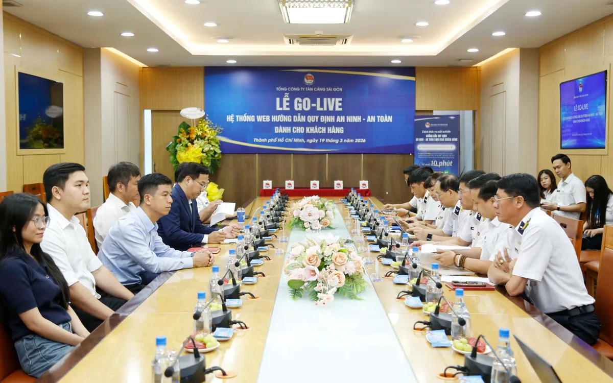 Tân Cảng Sài Gòn ra mắt hệ thống quản lý an ninh số hóa: Bước tiến mới trong chuyển đổi số