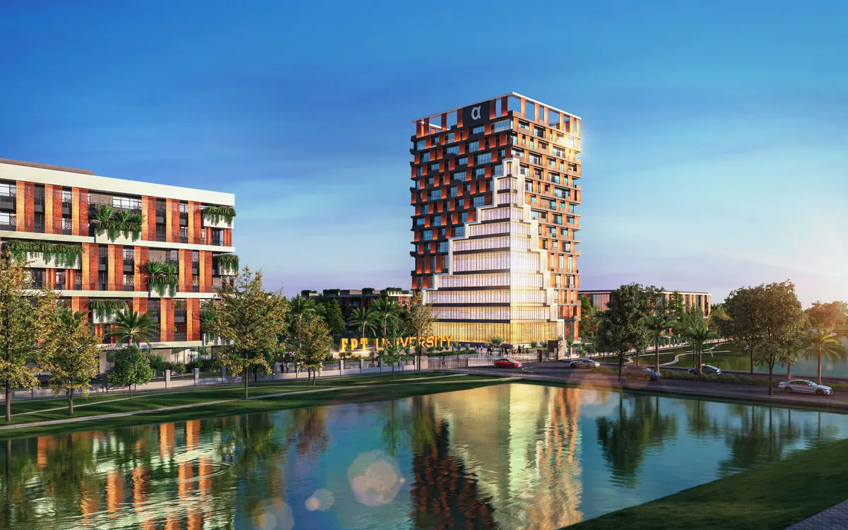 Hình ảnh phối cảnh chung Tổ hợp giáo dục FPT Hải Phòng