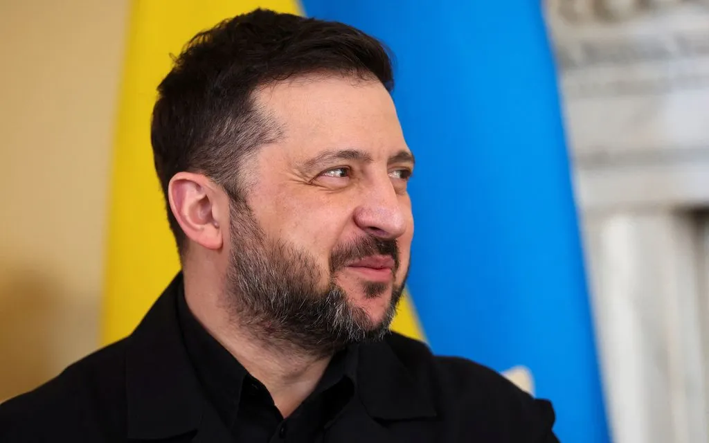 Tổng thống Zelensky tại Anh, ngày 17/3/2026 (Ảnh: AP)