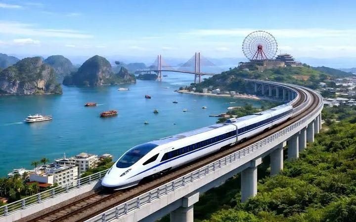 Phối cảnh mô phỏng giao thông đường sắt. (Ảnh minh họa- Nguồn: Báo Nhân dân)