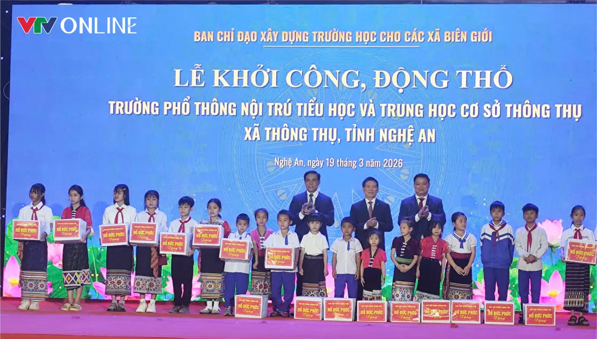 Người d&acirc;n miền n&uacute;i Nghệ An mừng rỡ khi những ng&ocirc;i trường nội tr&uacute; được khởi c&ocirc;ng x&acirc;y dựng - Ảnh 2.