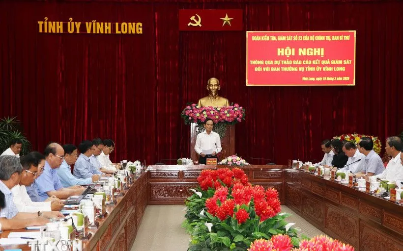 Quang cảnh buổi giám sát. (Ảnh: Phạm Minh Tuấn/TTXVN)