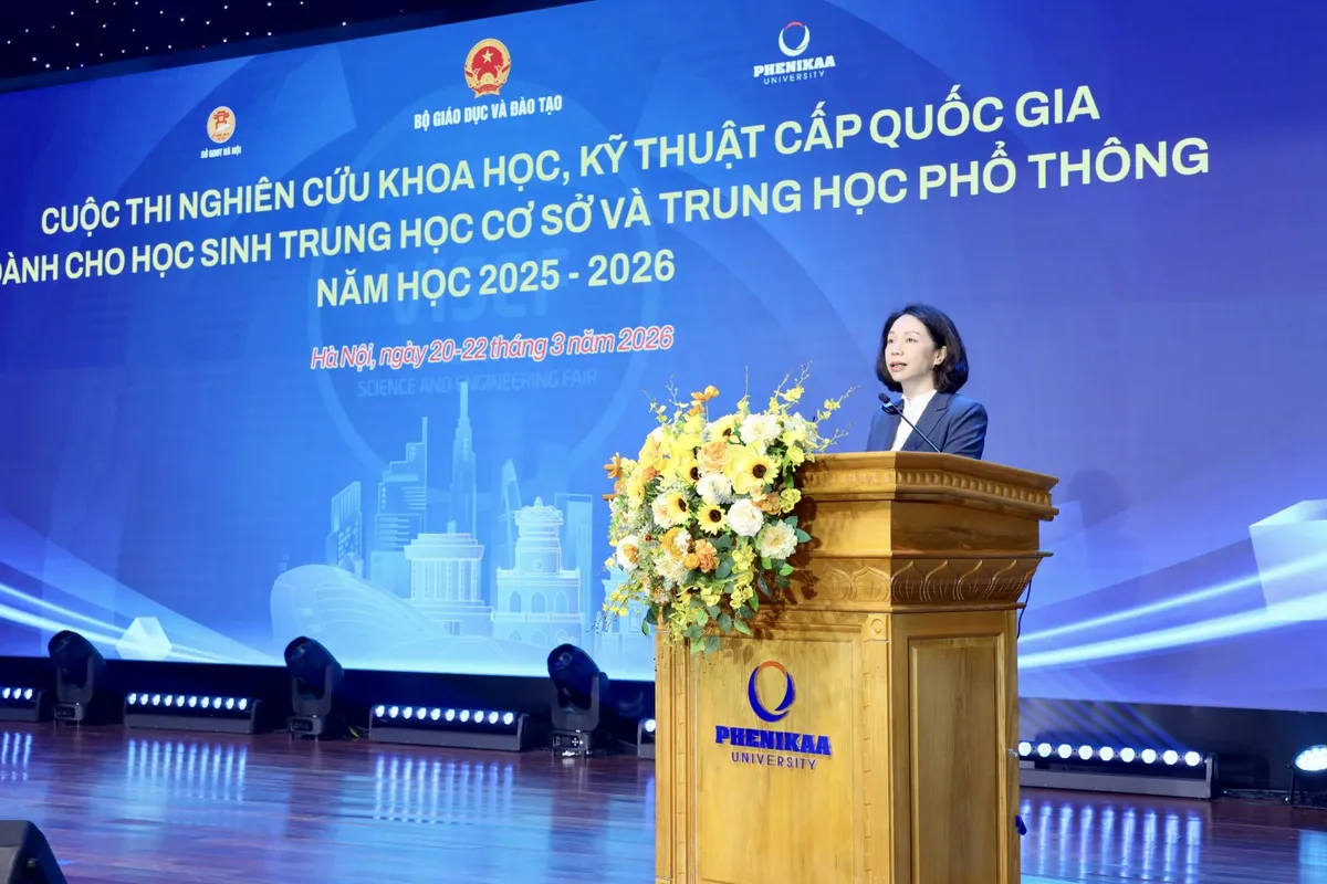 Cuộc thi KHKT quốc gia g&oacute;p phần h&igrave;nh th&agrave;nh tư duy khoa học cho học sinh - Ảnh 3.