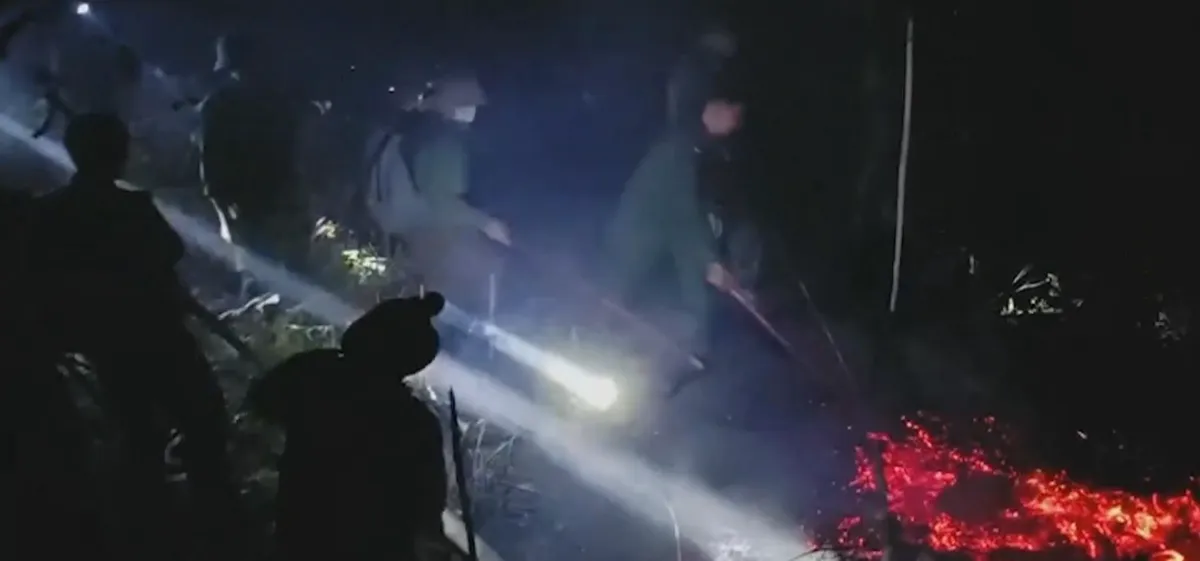 Kịp thời khống chế vụ cháy rừng tại xã A Lưới 1- Ảnh 1. Kịp thời khống chế vụ cháy rừng tại xã A Lưới 1- Ảnh 1.