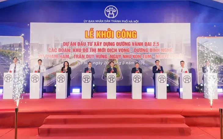 Hà Nội khởi công Vành đai 2,5: Kỳ vọng giảm ùn tắc giao thông