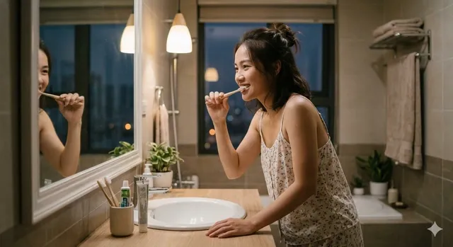 Bỏ qua đ&aacute;nh răng buổi tối: Th&oacute;i quen nhỏ tiềm ẩn nhiều rủi ro cho sức khỏe- Ảnh 1.