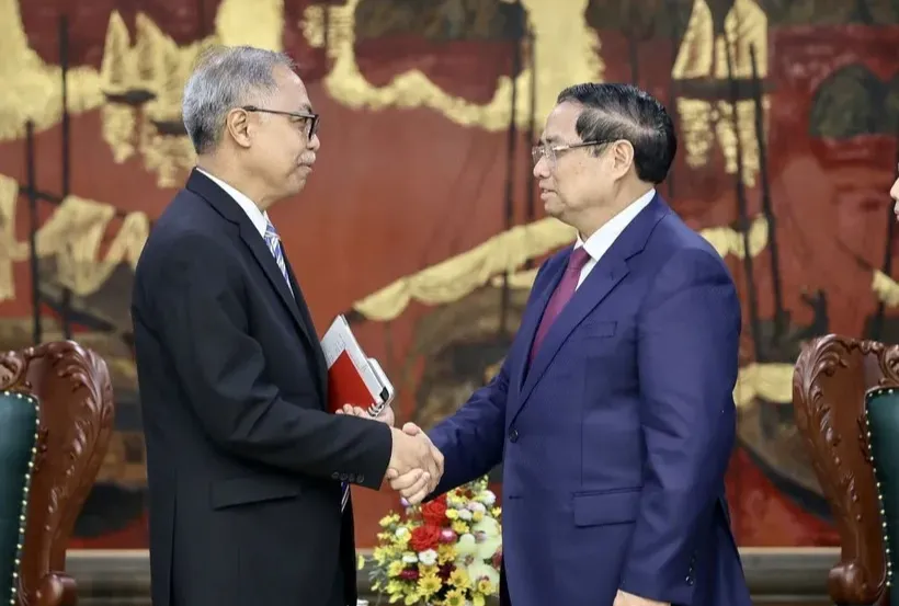 Thủ tướng Phạm Minh Ch&iacute;nh tiếp Đại sứ Indonesia, th&uacute;c đẩy hợp t&aacute;c thương mại v&agrave; c&ocirc;ng nghiệp Halal- Ảnh 1.