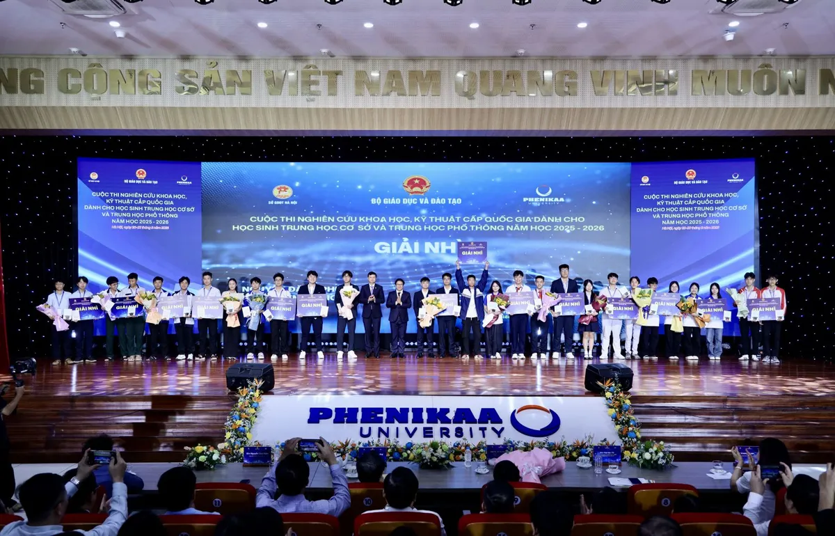 145 dự &aacute;n đoạt giải tại Cuộc thi khoa học, kỹ thuật quốc gia - Ảnh 2.