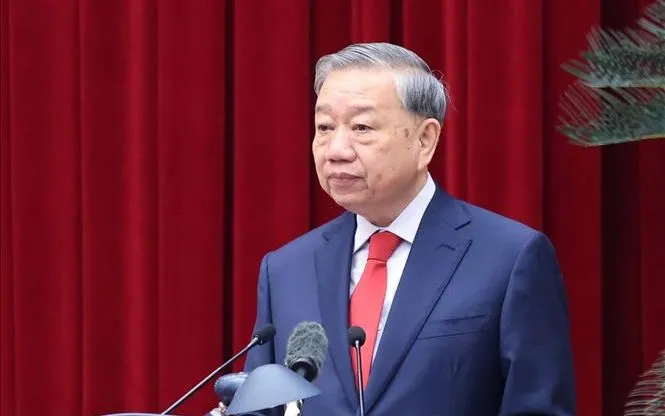 Khai mạc Hội nghị lần thứ hai Ban Chấp h&agrave;nh Trung ương Đảng kho&aacute; XIV - Ảnh 2.