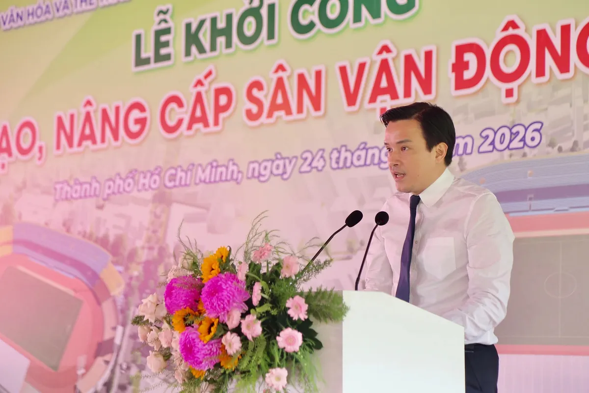 Khởi công dự án cải tạo sân Thống Nhất trên diện rộng- Ảnh 2.