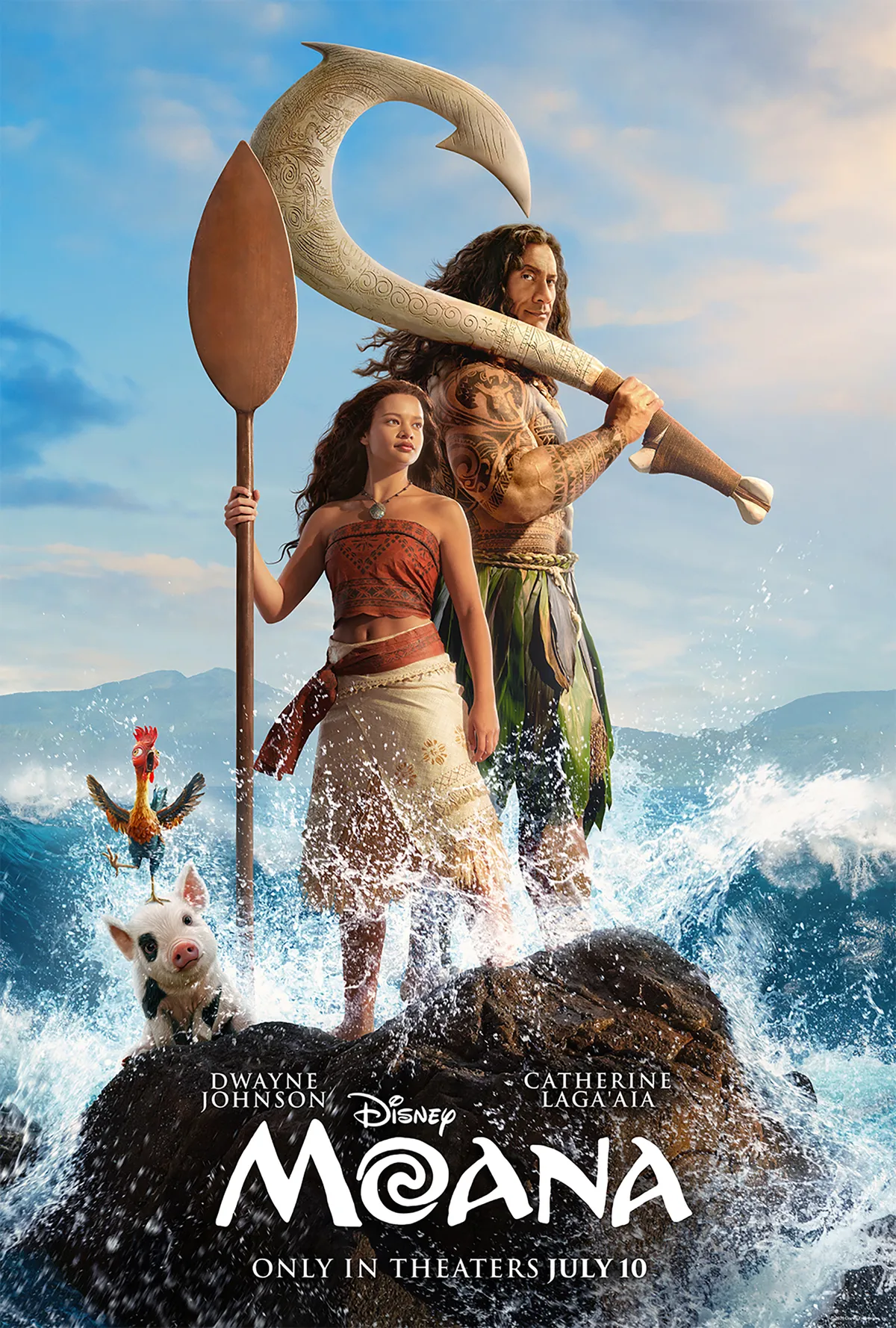 "Moana" phiên bản người đóng gây ngỡ ngàng với hình ảnh mới của The Rock - Ảnh 1.